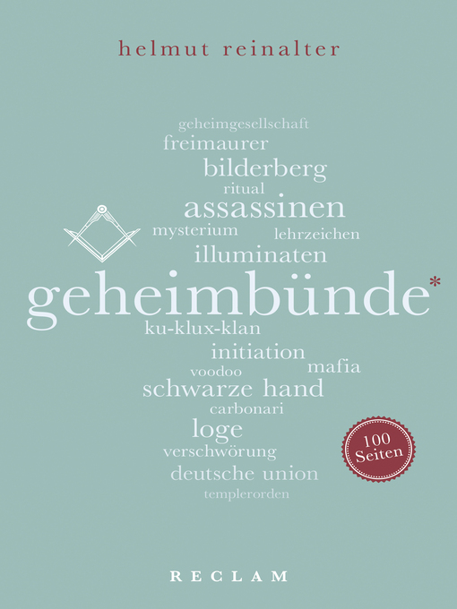 Title details for Geheimbünde. 100 Seiten by Helmut Reinalter - Available